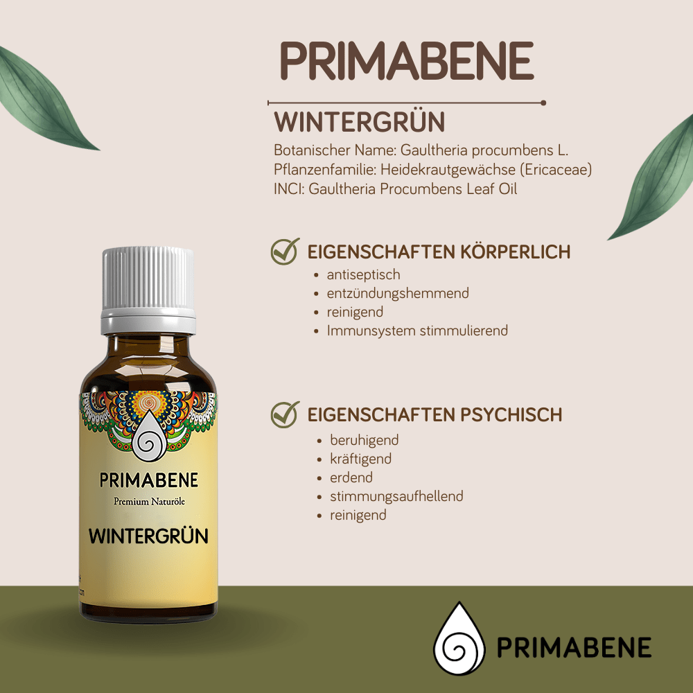 Bild von Wintergrünöl  , 100% rein ätherisches Öl